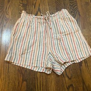 Madewell line stripe short